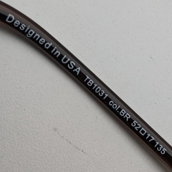 🕶️ Timberland TB1031-BR Eyeglasses 52/17-135 / JLE354🕶️ - Picture 6 of 8